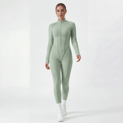 Langer Catsuit mit Rückenausschnitt