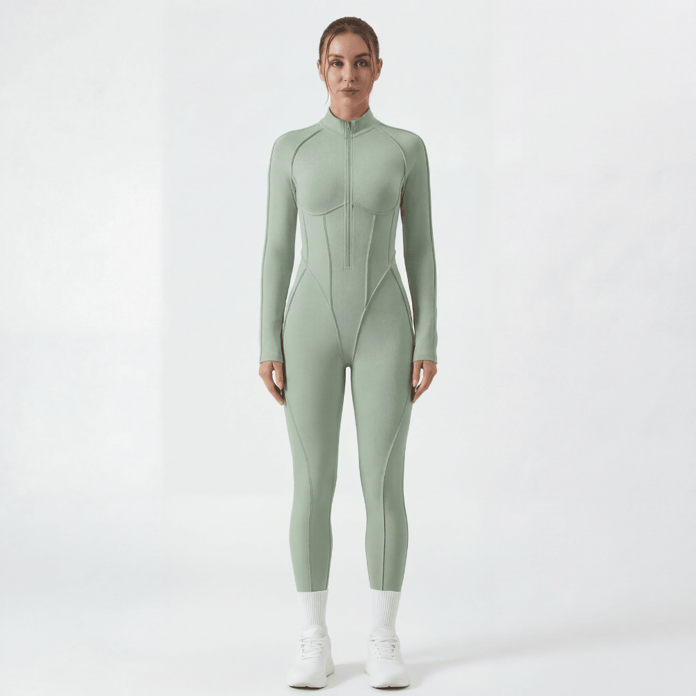 Langer Catsuit mit Rückenausschnitt