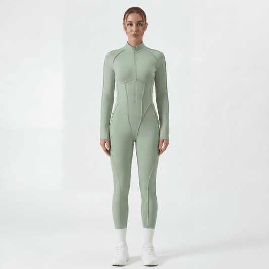 Langer Catsuit mit Rückenausschnitt