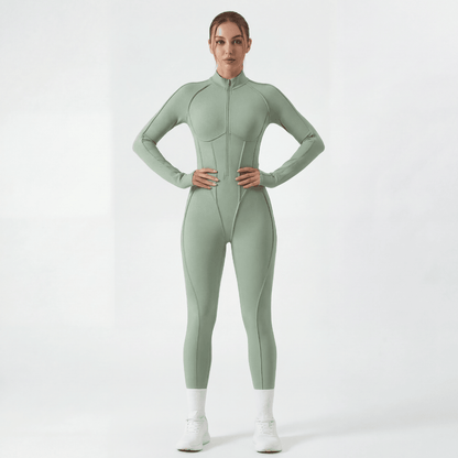 Langer Catsuit mit Rückenausschnitt