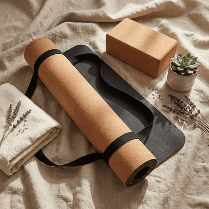 Pilates Korkmatte (rutschfest)