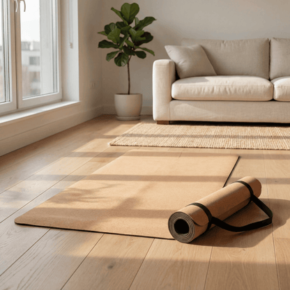 Pilates Korkmatte (rutschfest)
