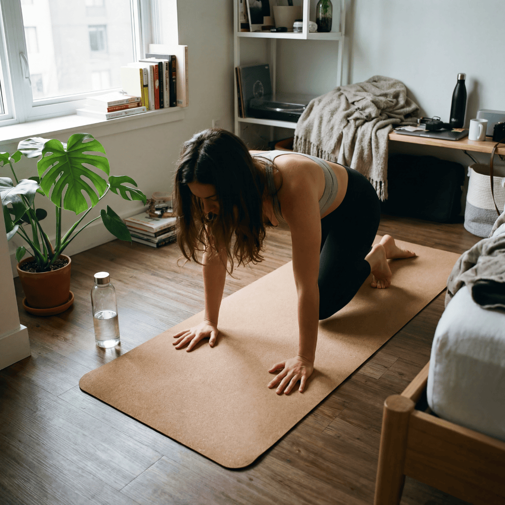Pilates Korkmatte (rutschfest)