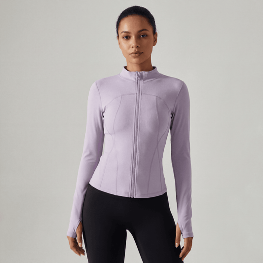 Pilates Define-Jacke mit Daumenloch