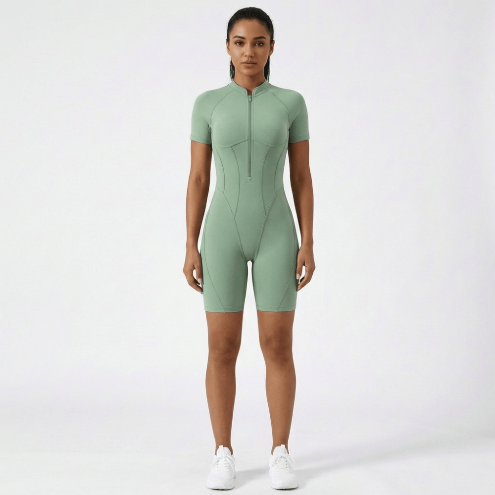 Short Catsuit mit Rückenausschnitt