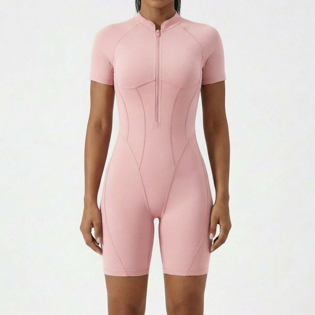 Short Catsuit mit Rückenausschnitt