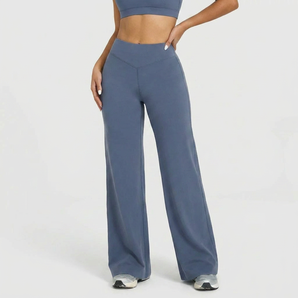 Flared Yoga-Hose mit Scrunch-Butt