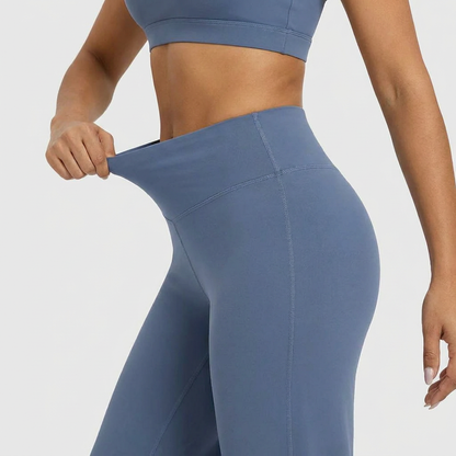 Flared Yoga-Hose mit Scrunch-Butt