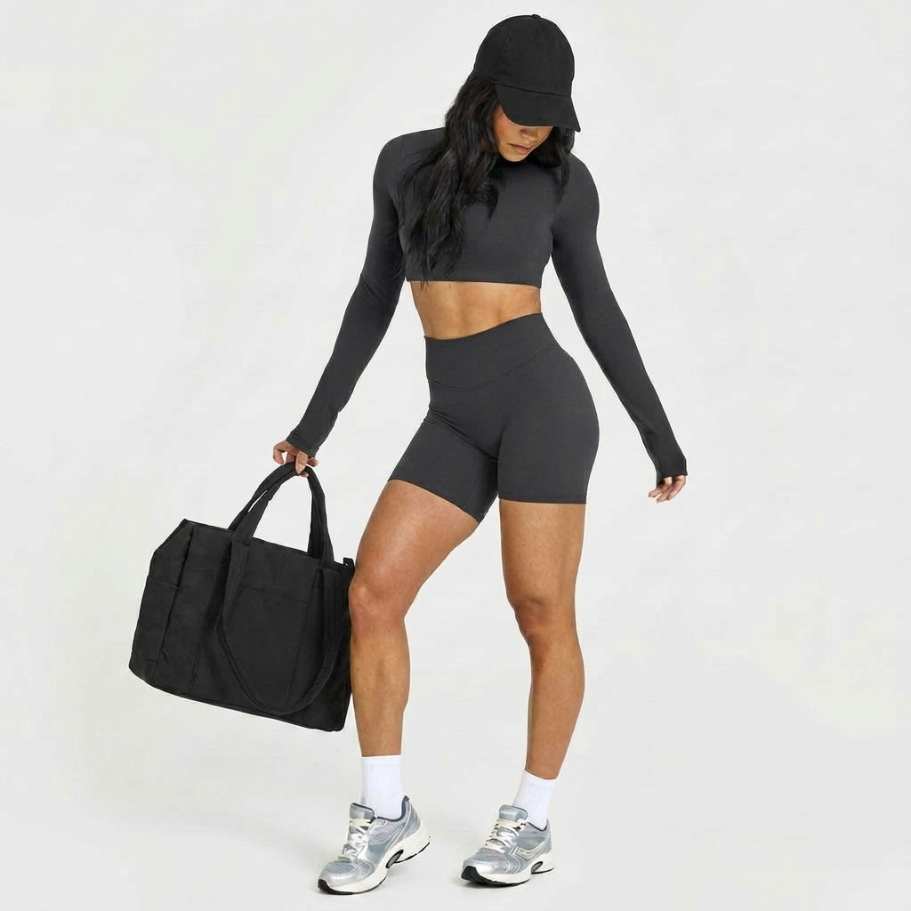 Seamless Sport-Set mit Open-Back