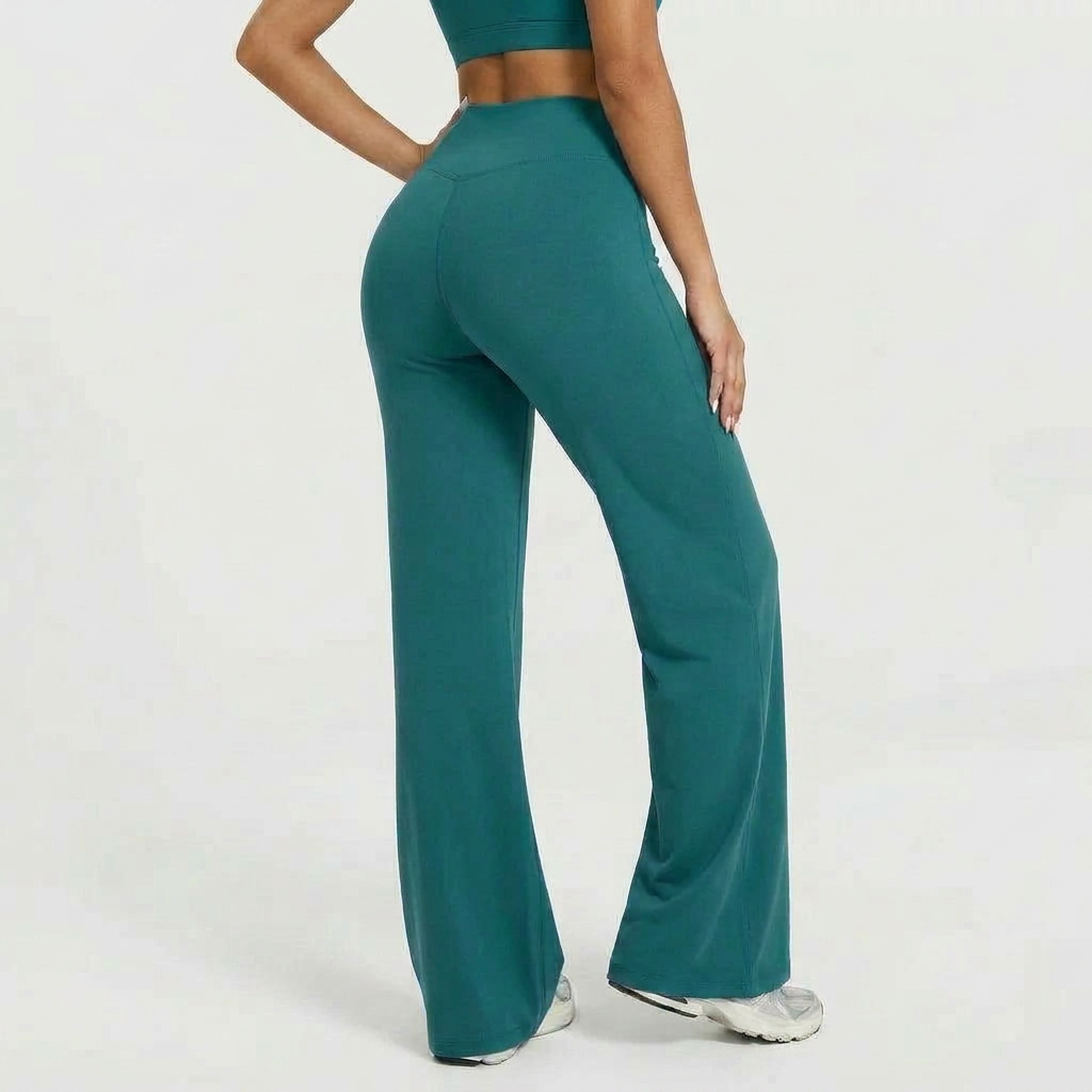 Flared Yoga-Hose mit Scrunch-Butt