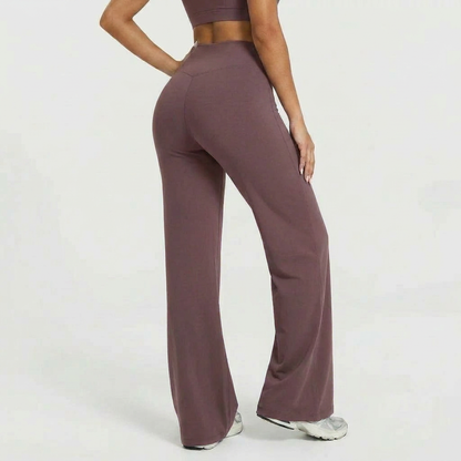 Flared Yoga-Hose mit Scrunch-Butt