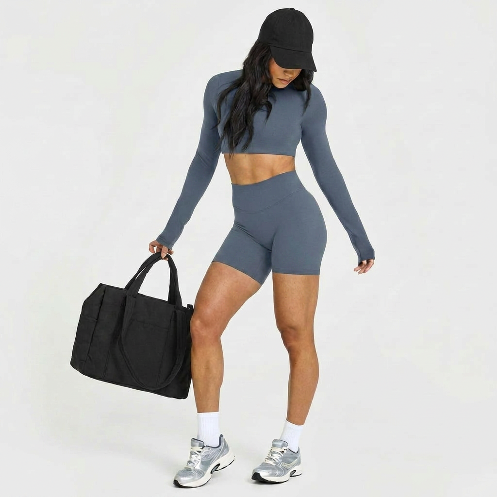 Seamless Sport-Set mit Open-Back