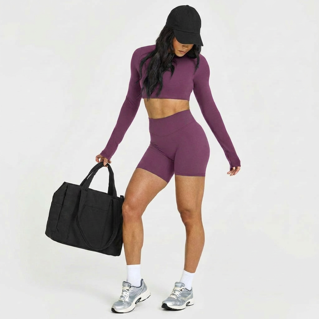 Seamless Sport-Set mit Open-Back