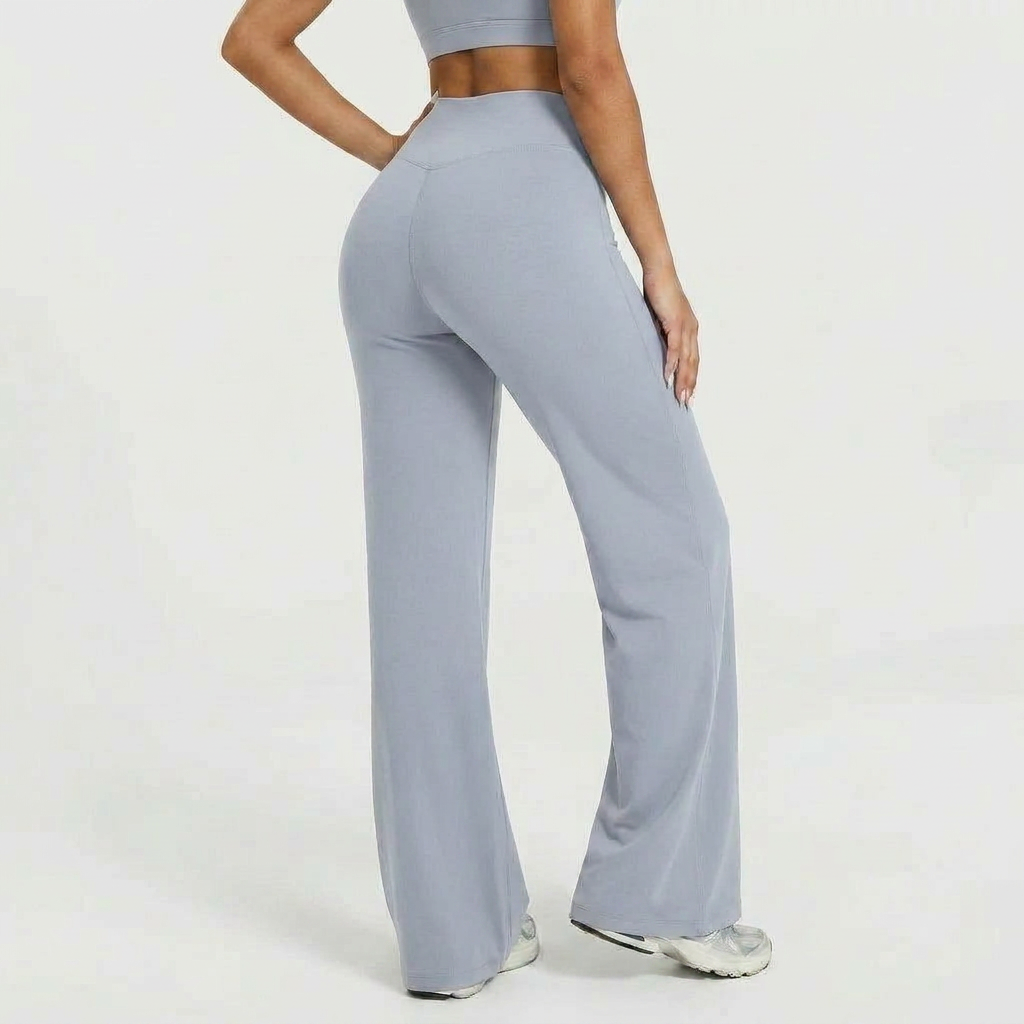 Flared Yoga-Hose mit Scrunch-Butt