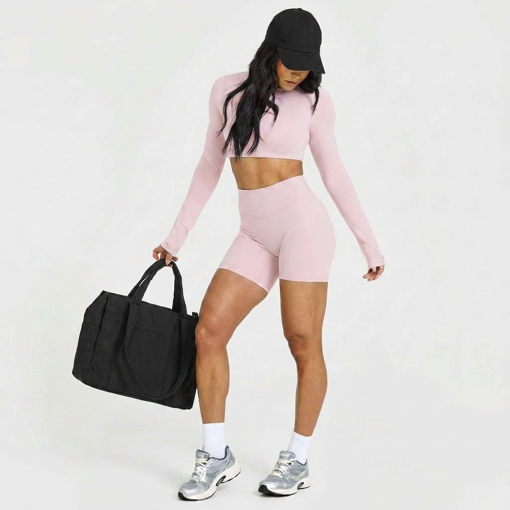 Seamless Sport-Set mit Open-Back