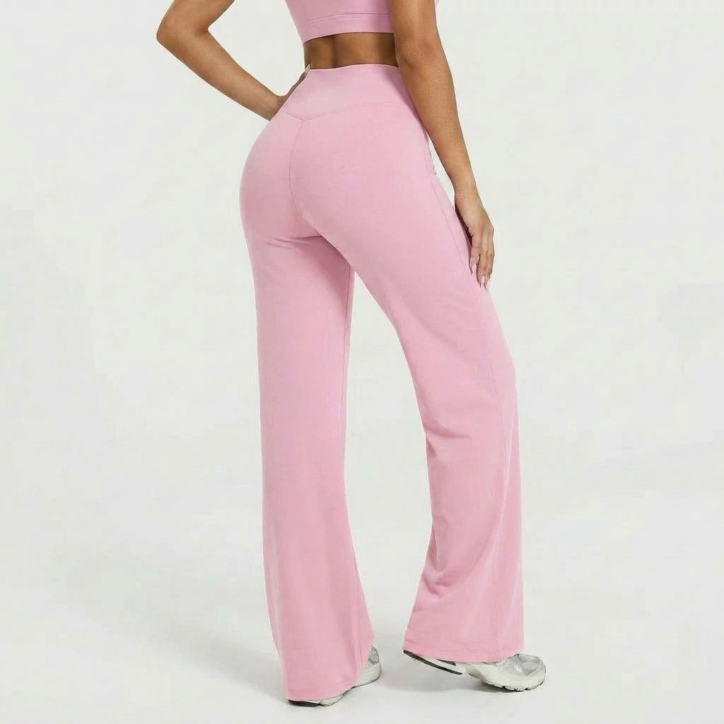 Flared Yoga-Hose mit Scrunch-Butt