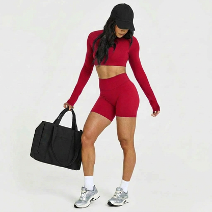 Seamless Sport-Set mit Open-Back