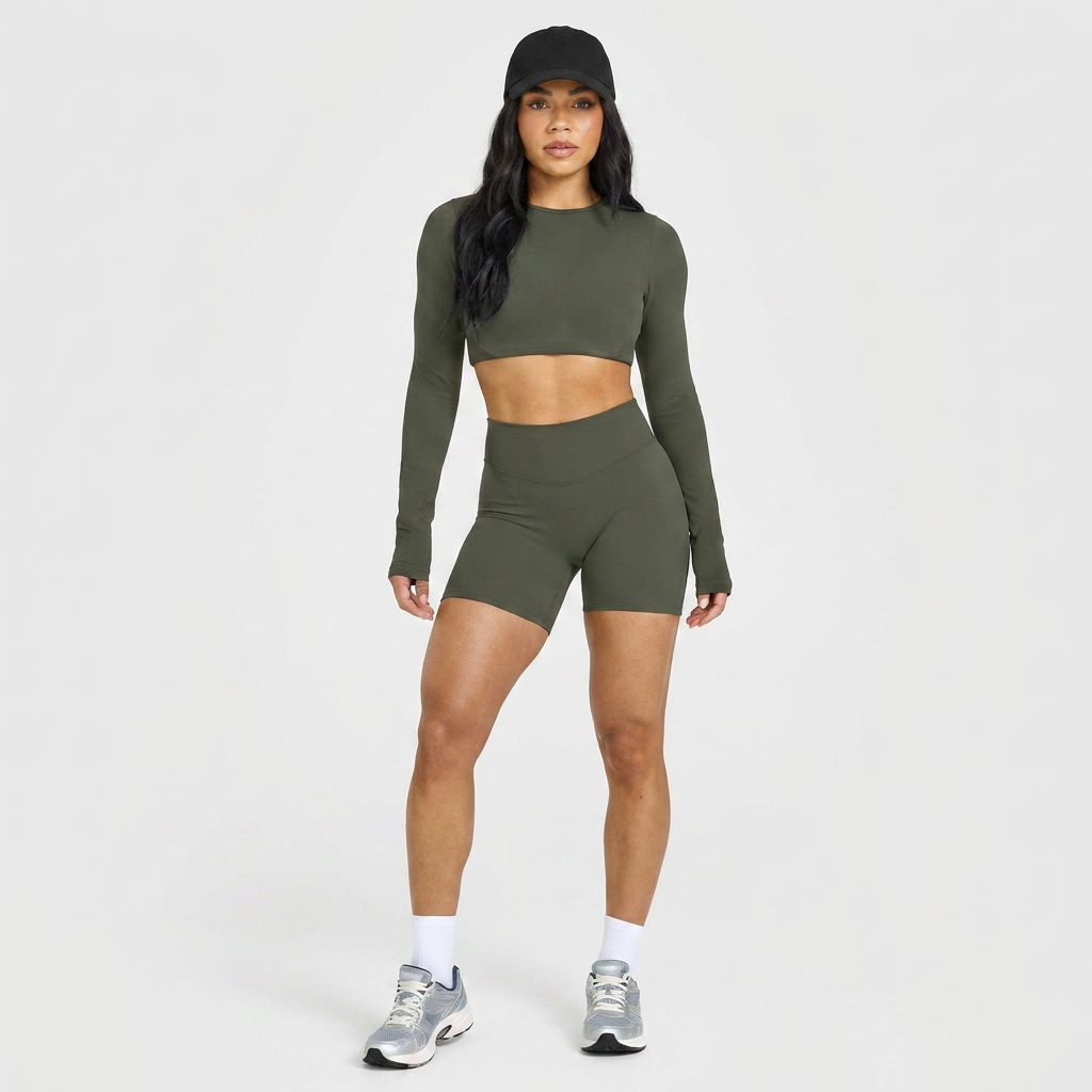 Seamless Sport-Set mit Open-Back