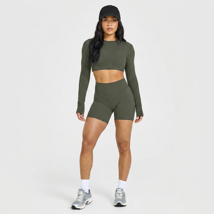 Seamless Sport-Set mit Open-Back