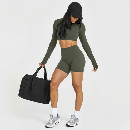 Seamless Sport-Set mit Open-Back