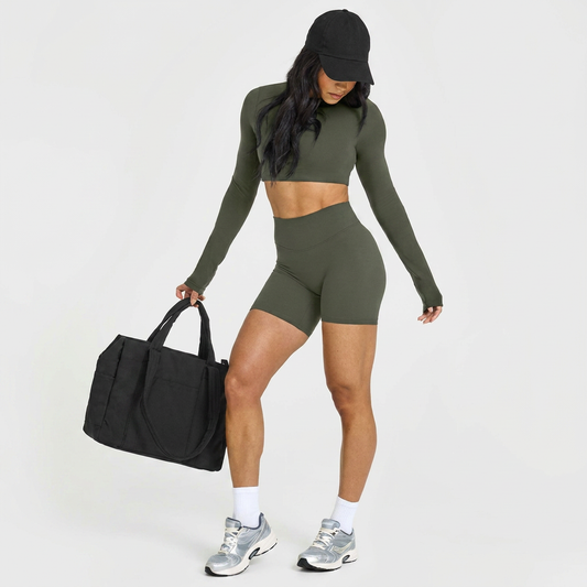 Seamless Sport-Set mit Open-Back