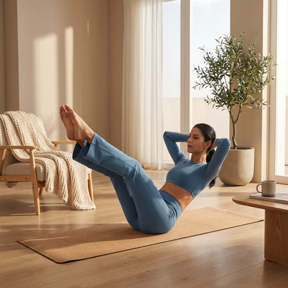 2-teiliges Pilates-Set mit Rückenausschnitt
